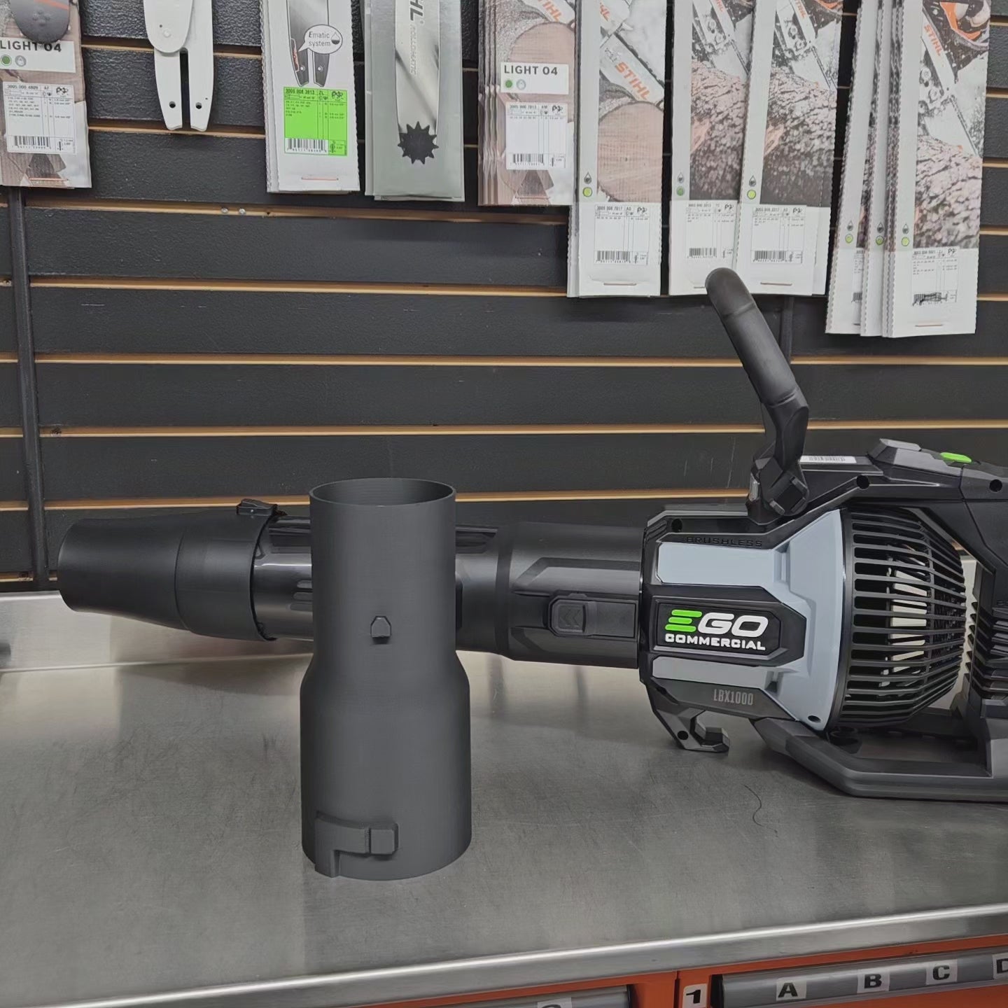 Short Nozzle & Gutter Cleaning Adapter for EGO LBX1000 Leaf Blower – Compact Attachment